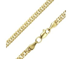 Geltono aukso grandinėlė "Double Curb" Brasco 63297