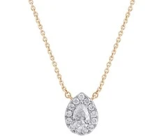 Geltono aukso grandinėlė su LAB deimantais Brasco 63647