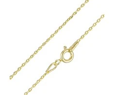 Paauksuota sidabrinė grandinėlė "Anchor" Brasco 48834