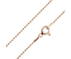 Paauksuota sidabrinė grandinėlė "Bead" Brasco 63847