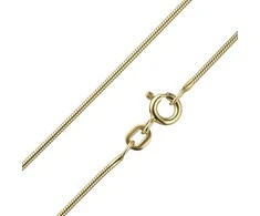 Paauksuota sidabrinė grandinėlė "Snake" Brasco 62653