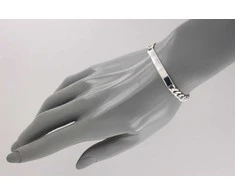 Sidabrinė apyrankė "Curb" Brasco 53183