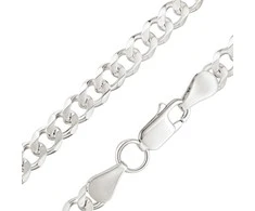 Sidabrinė grandinėlė "Curb" Brasco 48851
