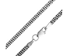 Sidabrinė grandinėlė "Double Curb" Brasco 61744