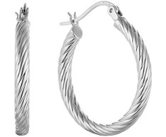 Sidabriniai auskarai Brasco 60230