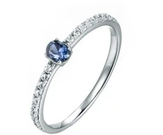 Sidabrinis žiedas su cirkoniais Brasco 57207
