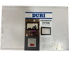 Duri Svenska AB (Švedija) Įleidžiama sienos niša Duri VAGGNISCH TITTIN balta, Matmenys: 270 x 440 mm, Spalva: Balta