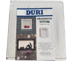 Duri Svenska AB (Švedija) Įleidžiama sienos niša Duri VAGGNISCH TITTIN balta, Matmenys: 270 x 440 mm, Spalva: Balta