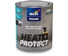Helios TESSAROL karščiui atsparūs dažai PRO HEAT PROTECT 400˚C, Sidabro, Pakuotė: 0,75 L