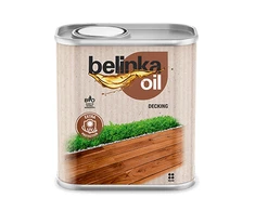 Helios Alyva medinėms terasoms Belinka OIL DECKING - Spalva 203 0,75L, Spalva: 203 - Tikmedis ant ąžuolo, maumedžio ir tikmedžio, Pakuotė: 0,75 L