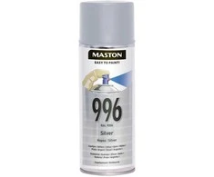 Maston Oy Suomija Aerozoliniai dažai MASTON 100, Sidabrinė 996, RAL9006