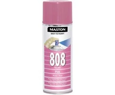 Maston Oy Suomija Aerozoliniai dažai MASTON 100, Rožinė 808, RAL4003