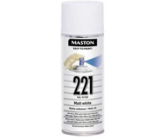 Maston Oy Suomija Aerozoliniai dažai MASTON 100, Balta matinė 221, RAL9010M