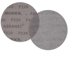 Mirka Ltd Suomija Šlifavimo tinklelis Mirka® Abranet 150 mm DIY, Grūdėtumas: P320, Pakuotė: Pakuotė - 10 vnt