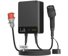 Elektromobilių Įkroviklis - DEPOW deWB11B10A_DL 11 kW, 10 m Laidas