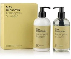 Max Benjamin Aromatinio prausiklio ir losjono rinkinys LEMONGRASS &amp; GINGER
