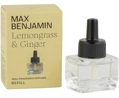 Max Benjamin Elektrinio kvapų difuzoriaus papildymas LEMONGRASS &amp; GINGER 15 ml