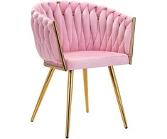 Activeshop Fotelis 4Rico QS-GW06G Velvet Rožinė