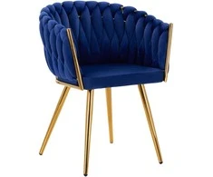 Activeshop Fotelis 4Rico QS-GW06G Velvet Mėlyna
