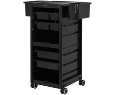 Activeshop Kirpėjo vežimėlis GABBIANO HAIRDRESSER HELPER 68B Juodas