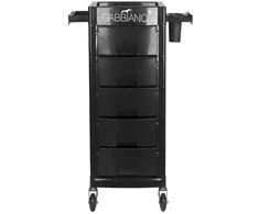 Activeshop Kirpėjo vežimėlis GABBIANO HAIRDRESSER HELPER FT65-A Juodas