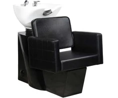 Activeshop Kirpyklos plautuvė GABBIANO PROFESSIONAL HAIRWASHER CHAIR ANKARA Juodas BASE Juodas SEAT Baltas