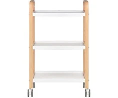 Activeshop Kosmetologinis vežimėlis BEAUTY WOOD