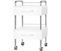 Activeshop Kosmetologinis vežimėlis 6051 Baltas