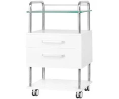 Activeshop Kosmetologinis vežimėlis 6052 Baltas