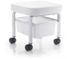Activeshop Kojų atrama pedikiūrui su vonele - pedikiūro taburetė PEDICURE STOOL BATH