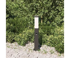 Pakabinamas šviestuvas Apsauginis stulpelis su jutikliu, 50 cm, juodas, IP44