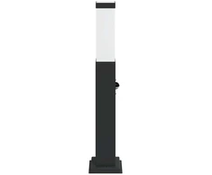 Pakabinamas šviestuvas Apsauginis stulpelis su jutikliu, 50 cm, juodas, IP44