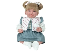 Arias lėlė mergaitė juokiasi 45 cm