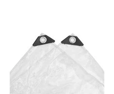 augalų danga su ąselėmis 2x8 m PVC