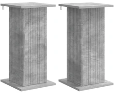 Augalų stovas 2 pcs Betono pilka 305 x 30 x 605 cm