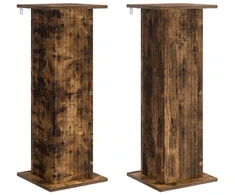 Augalų stovas 2 pcs Dūminio ąžuolo 305 x 30 x 805 cm
