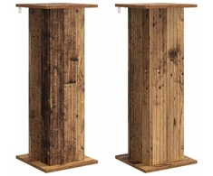 Augalų stovas 2 pcs Sendintos medienos 305 x 30 x 805 cm