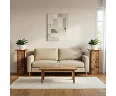 Augalų stovas 2 pcs Sendintos medienos 305 x 30 x 605 cm