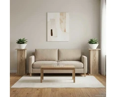 Augalų stovas 2 pcs Sonoma ąžuolas 305 x 30 x 605 cm