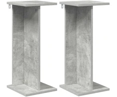 Augalų stovas 2 vnt Betono Pilka 25 x 255 x 605 cm