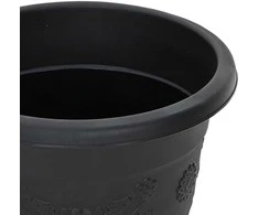 Augalų vazonai 24 pcs Juoda Ø 34 x 28 cm Plastmasė
