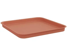 Augalų vazonai 24 vnt. Raudona plyta Plastmasė