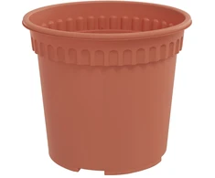 Augalų vazonai 6 vnt. Raudona plyta Plastmasė