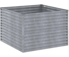Aukštas sodo lovelis, 100x100x69cm, Corten plienas