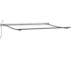 Automatinė ištraukiama markizė, antracito ir balta, 450x300cm