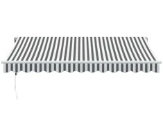 Automatinė ištraukiama markizė, antracito ir balta, 350x250cm