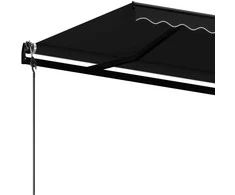 Automatinė ištraukiama markizė, antracito spalvos, 600x350cm