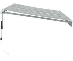 Automatinė ištraukiama markizė, antracito ir balta, 350x250cm