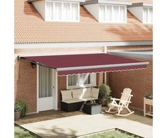 Automatinė ištraukiama markizė bordo spalvos 450x300cm