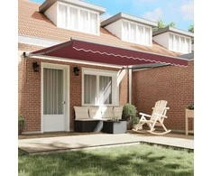 Automatinė ištraukiama markizė bordo spalvos 400x300cm
